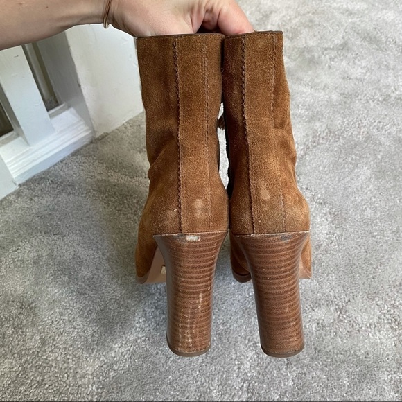 Michael Kors Collection Odile Suede Lace Up Boots - Picture 7 of 11